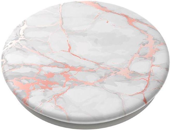 Actual product image PopSockets PopGrip Rose Gold Lutz Marble