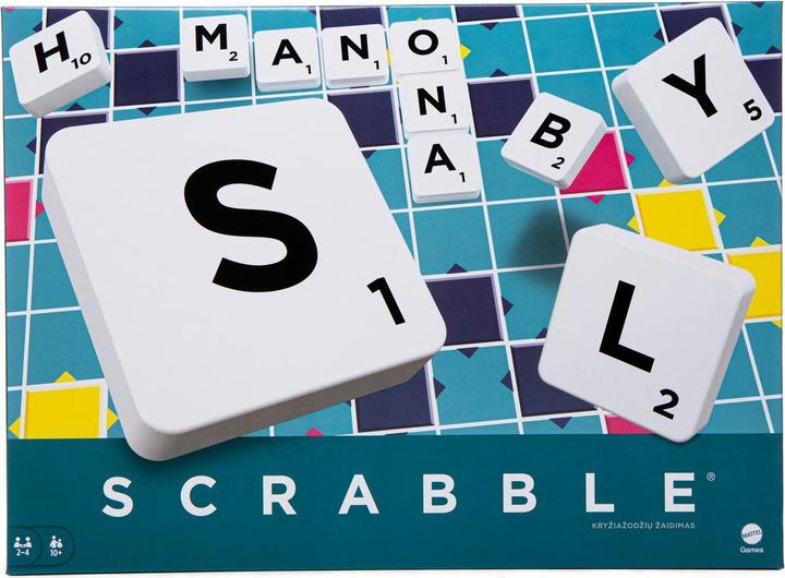 Immagine prodotto Scrabble GIOCHI Gioco da tavolo (LT), Y9624 (Inglese, Lettone)