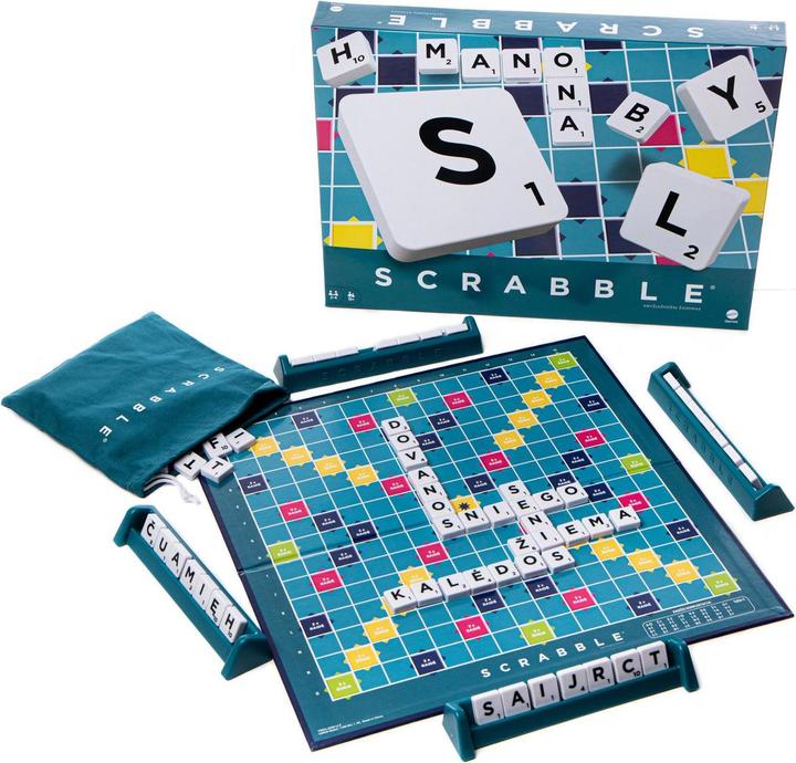 Immagine prodotto Scrabble GIOCHI Gioco da tavolo (LT), Y9624 (Inglese, Lettone)