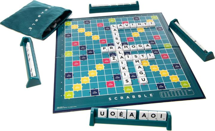 Immagine prodotto Scrabble GIOCHI Gioco da tavolo (LT), Y9624 (Inglese, Lettone)