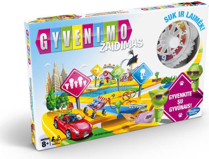 Actual product image Hasbro Game of Life, LT