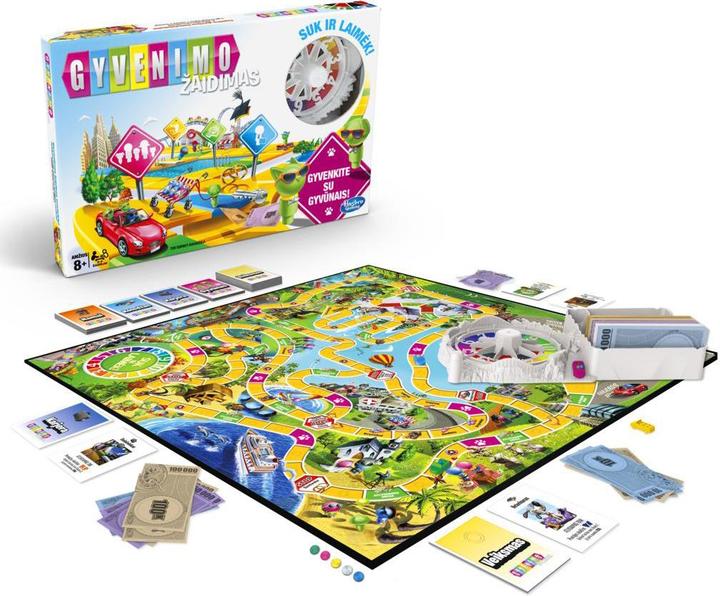 Actual product image Hasbro Game of Life, LT