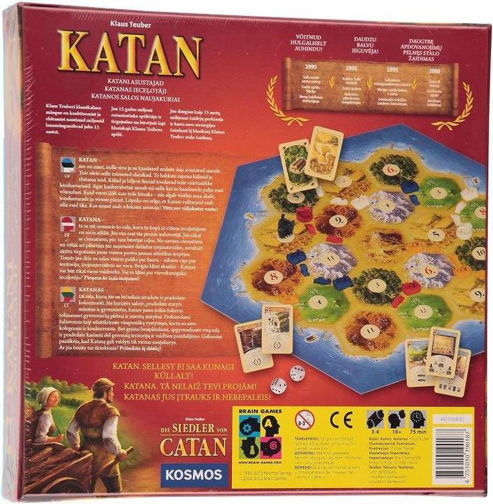Actual product image Brain Games žaidimas Katan, BRG # KATAN / BRG # CATAN (Latvian, Estonian, Lithuanian)