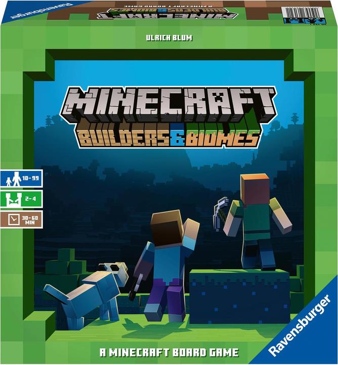 Actual product image Ravensburger board game Minecraft Builders & Biomes (LT, LV, EE), 27088 (Latvian, Lithuanian, Estonian)
