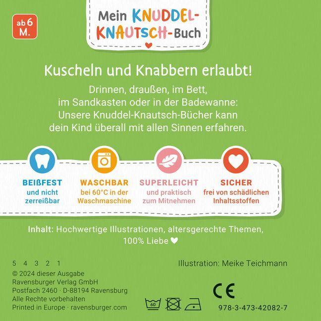 Valori nutrizionali e ingredienti Ravensburger Mein Knuddel-Knautsch-Buch: robust, waschbar und federleicht. Praktisch für zu Hause und u (Tedesco)