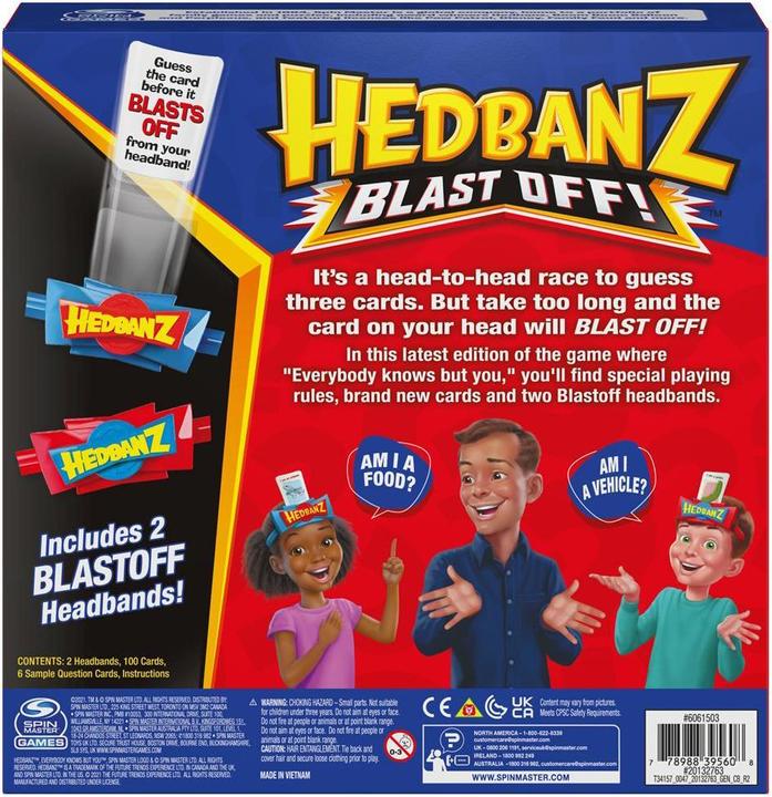 Produktbild Spin Master game Hedbanz Blast Off, 6062194 (Englisch)