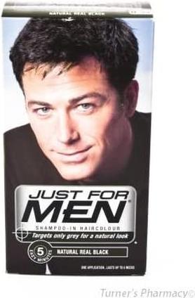Produktbild Just For Men Natural Real Black H55 Shampoo 1ml (Natural Real Black)