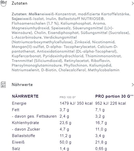 Valeurs nutritives et ingrédients Shape Republic Slim Shake (1 pièce(s), Poudre, 420 g)