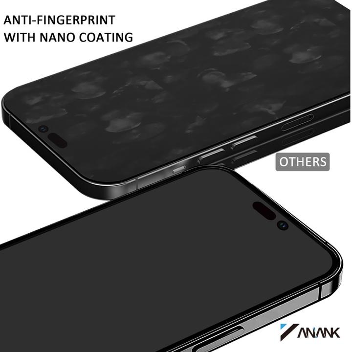 Image du produit Anank Verre blindé transparent 2.5D Privacy (colle coréenne LG Privacy Glue) pour iPhone 16 Pro Max (1 pièce(s), Apple iPhone 16 Pro Max)
