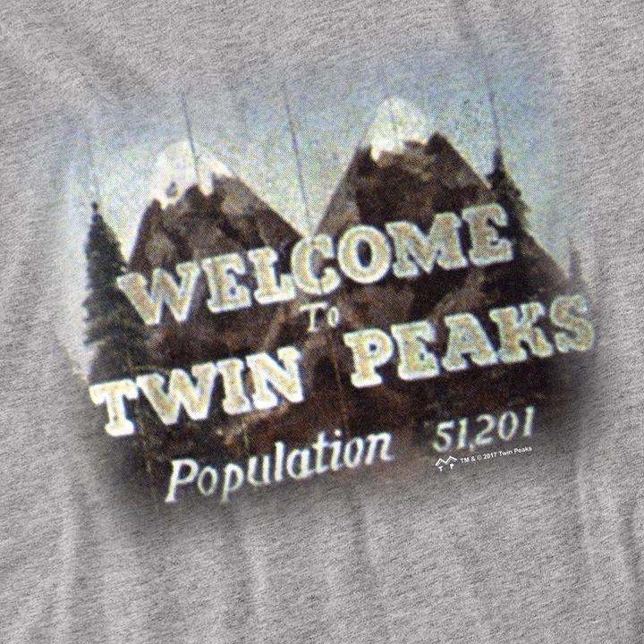 Actual product image Twin Peaks Unisex Adult Welcome To T-Shirt (XXL)