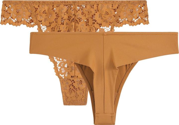 Actual product image La Redoute Collections 2er-Pack Tanga-Slips Signatures (44, pack of 2)