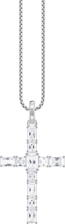 Produktbild Thomas Sabo Kreuzanhänger mit weissen Steinen (925er Silber)