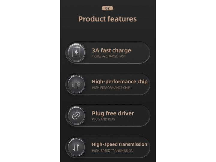 Produktbild PowerGuard USB-C zu Lightning Adapter (male/male) OTG Charge & Data (USB Typ C, Lightning)