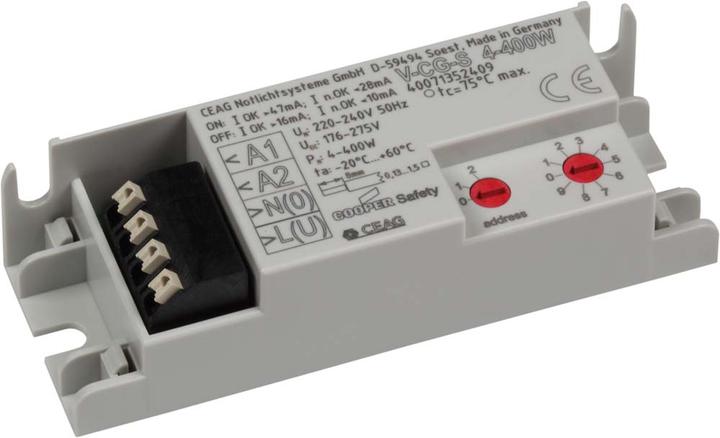 Actual product image Ceag Module V-CG-S 4-400W 40071352409 Emergency luminaire monitoring module