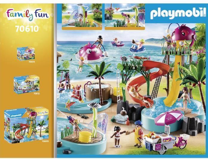 Actual product image Playmobil Small Pool with Water Sprayer (70610, Playmobil Family Fun)