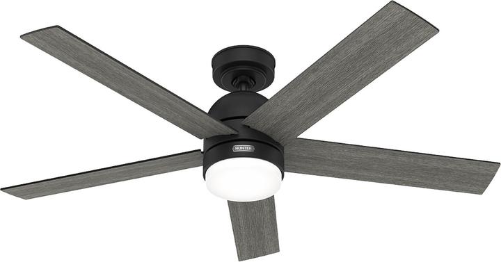 Produktbild Hunter Fans Deckenventilator Giannis Schwarz mit LED & Fernbedienung (40 dB)