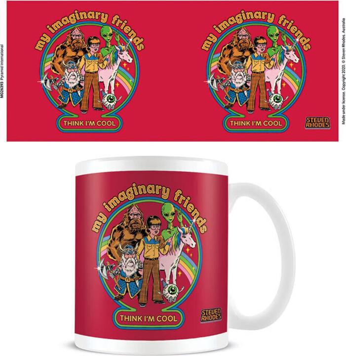 Produktbild Steven Rhodes Kaffeebecher My Imaginary Friends (325 ml, 1 x)