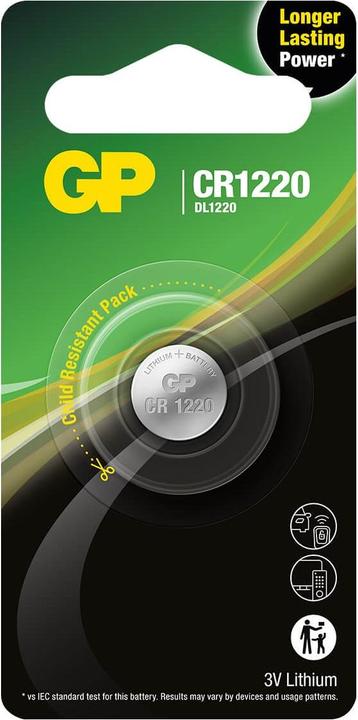 Actual product image GP Batteries Cr1220 (1 pcs., CR1220, 36 mAh)