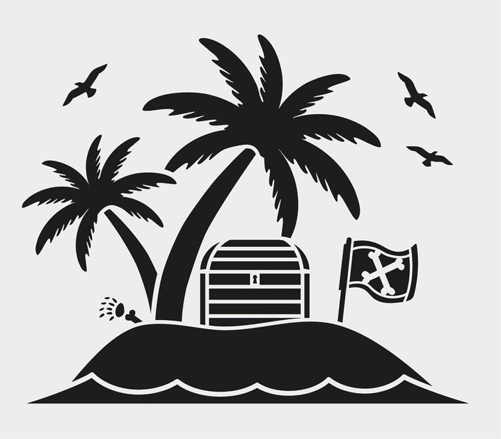Actual product image Aladine Stencils Pirates (MQ6)