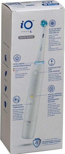 Actual product image Oral-B iO Series 4 Quite White (Oscillating toothbrush)