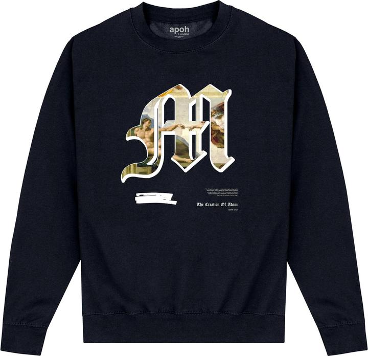 Actual product image Apoh Unisex Adult M Michelangelo Sweatshirt (L)