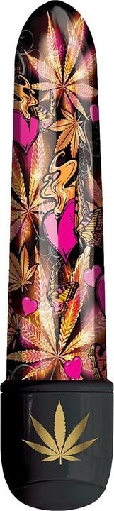 Global Novelties LLC 76970: Prints Charming Buzzed 5" Vibe 10X Pink Kush