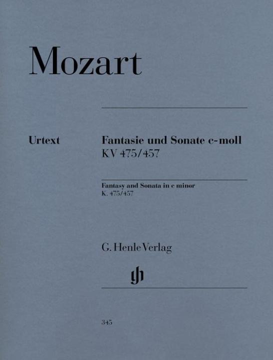 Produktbild Fantasie und Sonate c-moll KV 475/457 (Englisch, Französisch, Wolfgang Amadeus Mozart, Ernst Herttrich, 2000)