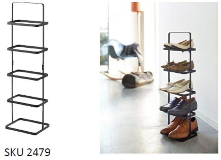 Actual product image Yamazaki TOWER high shoe rack (22 x 18 x 77.5 cm)