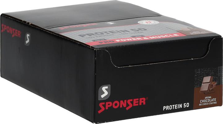 Produktbild Sponser Protein 50 (Schokolade, 25 Stk., 1250 g)
