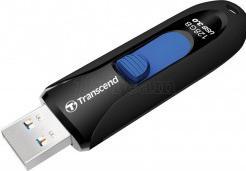Actual product image Transcend Clé USB 3.0 compatible 128Go JetFlash 790 (Noir/Bleu) (128 GB)