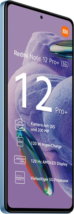 Image du produit Xiaomi Redmi Note 12 Pro+ (256 Go, Bleu ciel, 6.67", Double SIM, 200 Mpx, 5G)