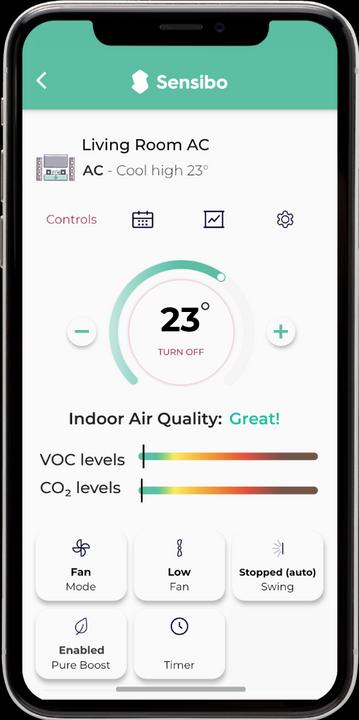 Immagine prodotto Sensibo Air Pro - sensore per la qualità dell'aria interna