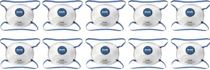 Immagine prodotto kwb 373280 Maschera antipolvere fine senza valvola 10 pz. (FFP2, 10 x)