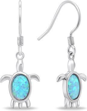 Actual product image Brilio Silver - Playful silver turtle earrings EA651WLB