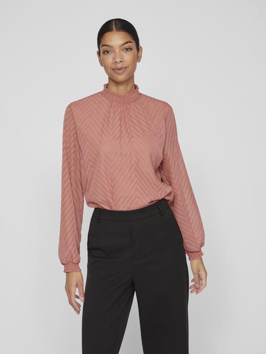 Actual product image Vila High Neck Long Sleeve Blouse (44)
