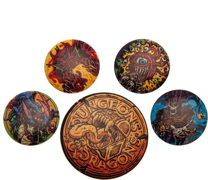 Dungeons & Dragons AbzeichenSet (5erPack)