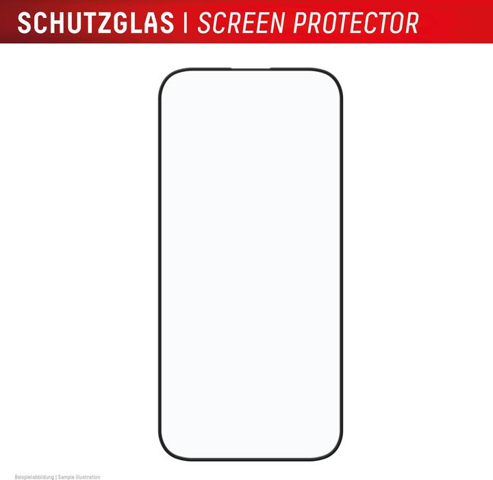 Actual product image Displex Premium Glass, Full Cover armoured glass (1 Piece, Apple iPhone 16)