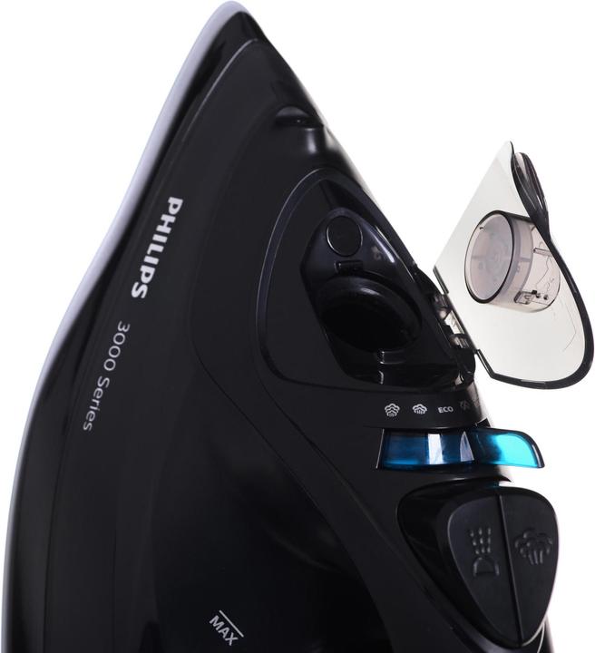 Productafbeelding Philips 3000 Serie DST3041 / 80 Stoomstrijkijzer Keramische Plaat 2600 W Zwart (2600 W, 200 g/min)