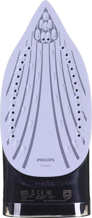 Productafbeelding Philips 3000 Serie DST3041 / 80 Stoomstrijkijzer Keramische Plaat 2600 W Zwart (2600 W, 200 g/min)