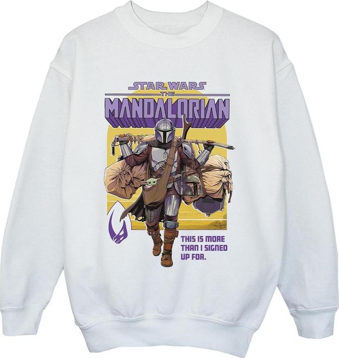 Star Wars The Mandalorian More Than I Signed Up For Sweatshirt Jungen