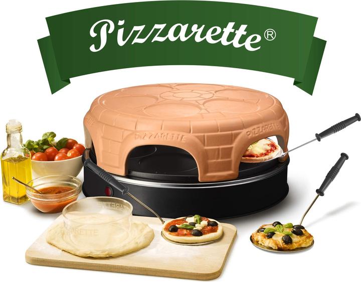 Productafbeelding Emerio Pizzarette,Pizzaoven,6 pers., warmhoudplaatje