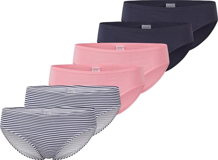 Schiesser 6er Pack Teens Girls 95/5 Organic Cotton Slip