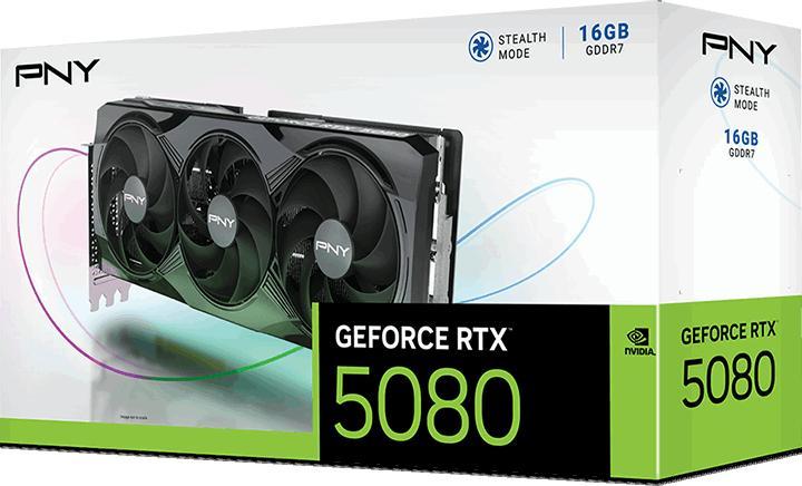 Actual product image PNY GeForce RTX 5080 (16 GB)