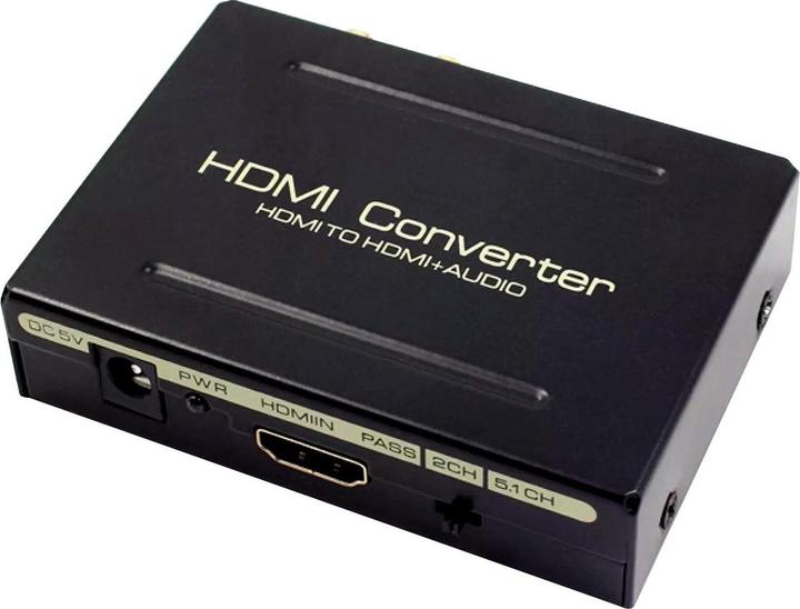 Produktbild JTI Audio-Splitter, HDMI bis HDMI + SPDIF + RCA - USB
