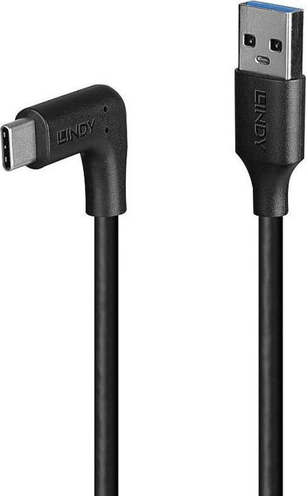 Immagine prodotto Lindy 0,5 m di cavo USB 3.2 tipo A-C angolato a 90° (32012) (0.50 m, USB 3.2 Gen 2)