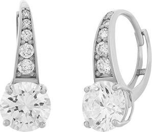 Produktbild JVD Silver earrings with clear zircons SVLE0974XH2BI00