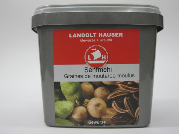Produktbild Landolt Hauser Senfpulver/ Senfmehl gelb in der LH Box (450 g)