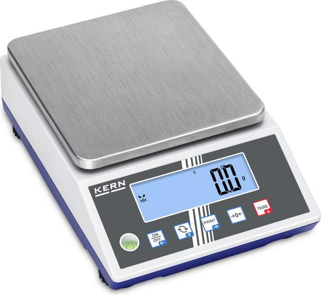 Actual product image Kern Precision balance (DMS)Max 6000 g e=1 g d=0.1 g
