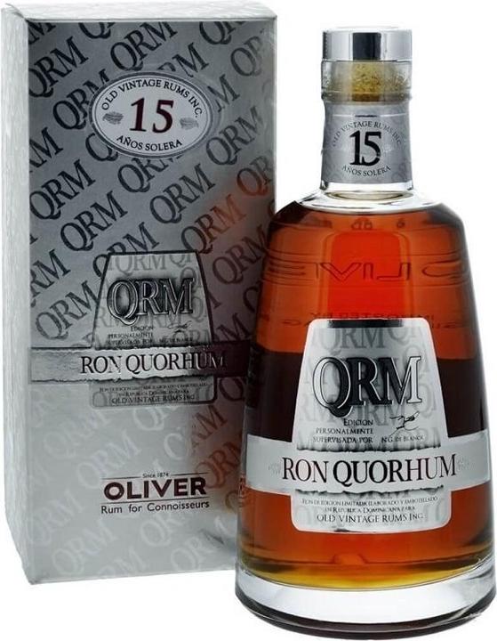 Actual product image Ron Quorhum Ron 15 Años Solera Rum (1 x 70 cl)