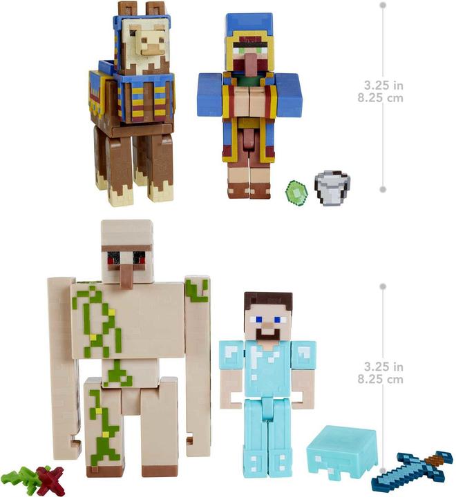 Actual product image Minecraft Core Figure 2-pack range (Assorted)
